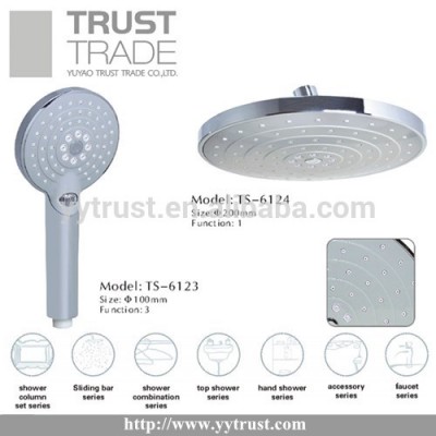 Multi function and 5 color hot sale hand shower with round shower head