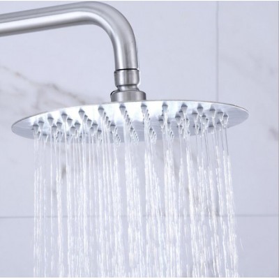 Bathroom accessaries Luxury High Pressure 8" Round Rainhead for Bathroom, Made of Full Stainless Steel Modern Shower