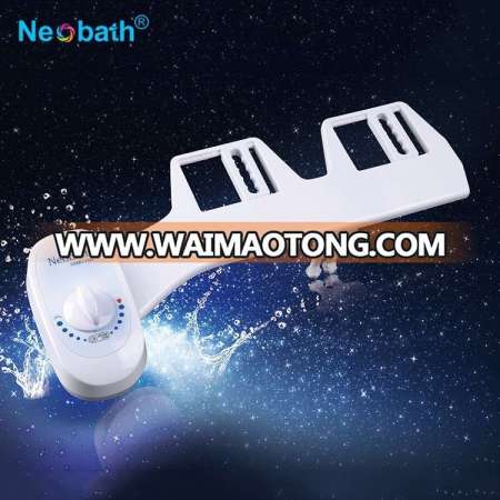 Special Dual Nozzle Retractable Mechanical Plastic Abs Manual Toilet Bidet For Female