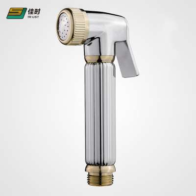 TS-3204 Chrome Brass Portable Toilet Bidet Water Sprayer Nozzle Shattaf