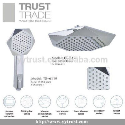 New style modern design silver shower set for bathroom and toilet